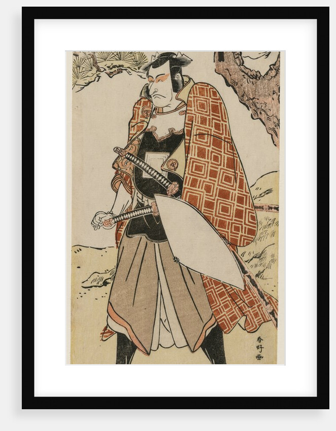 Ichikawa Danjuro V as a Travelling Warrior, late 1780s by Katsukawa Shunko