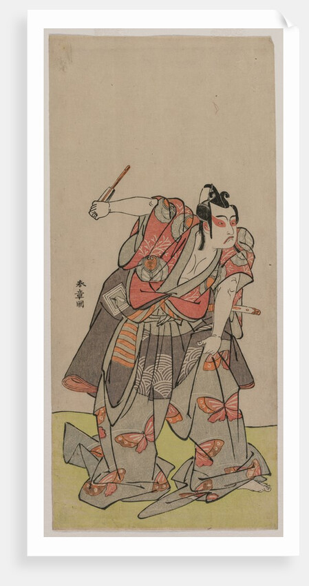 Ichikawa Yaozo II as Soga no Goro, mid 1770s by Katsukawa Shunsho