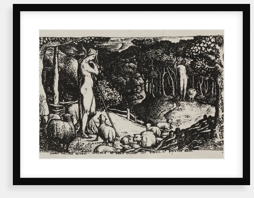 Ideal Pastoral Life, 1829 by Edward Calvert