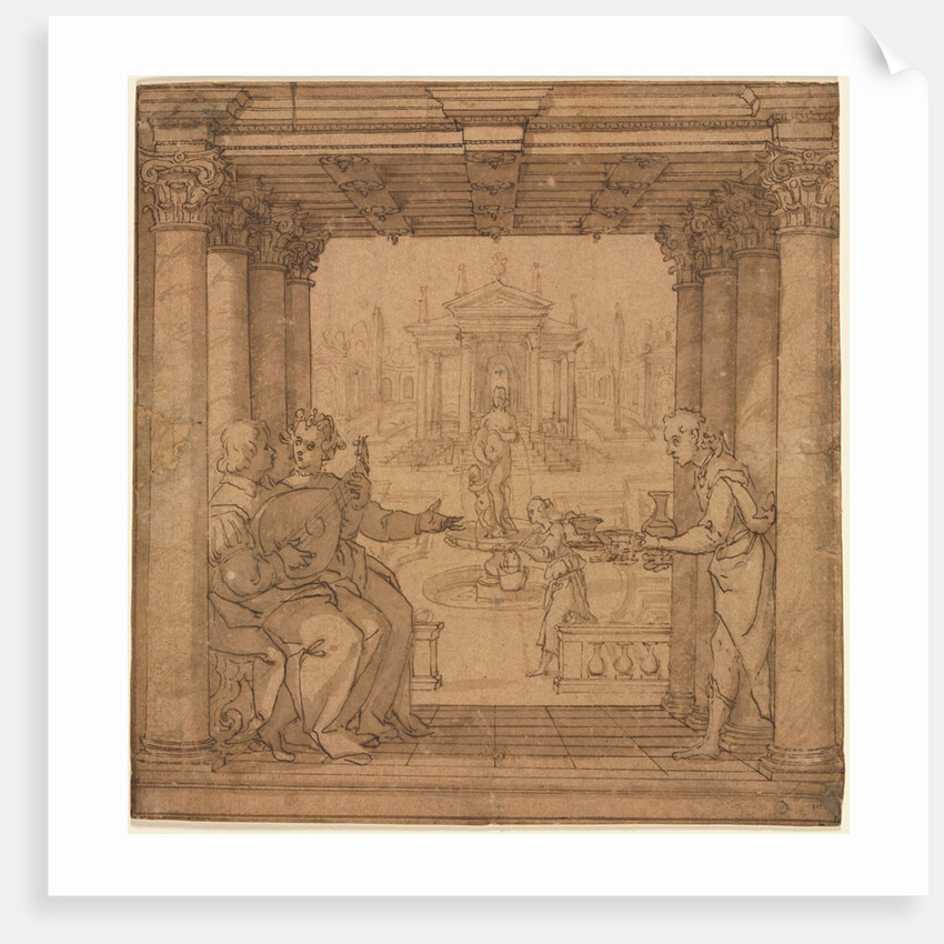 Illustration from Torquato Tasso's Gerusalemme Liberata, 1586-1590 by Bernardo Castello