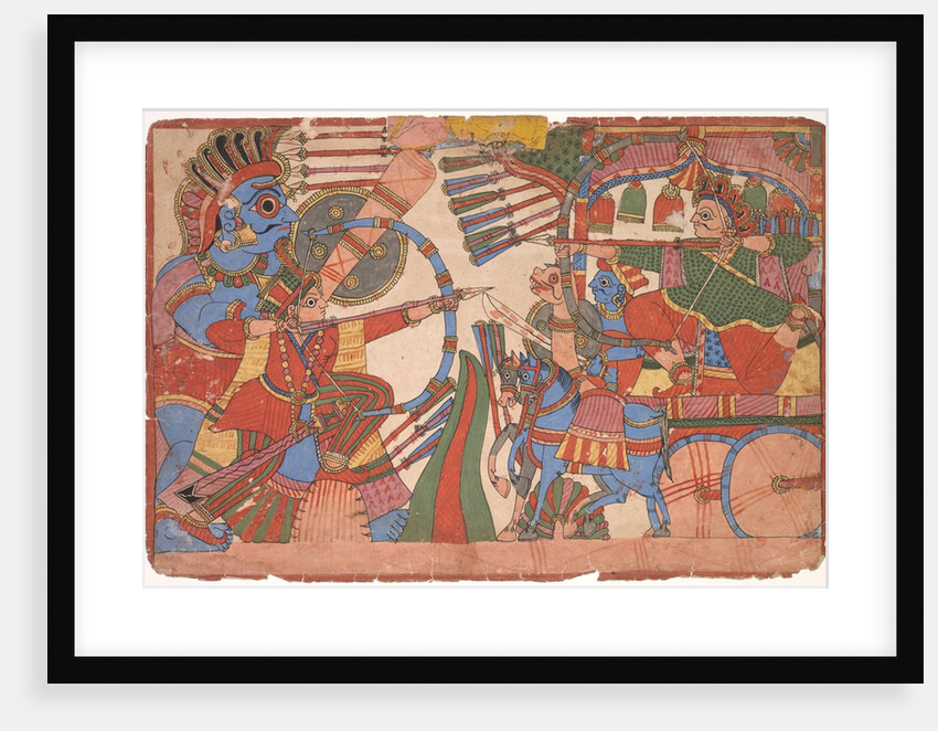Illustration to the Mahabharata, c. 1800 by Unknown