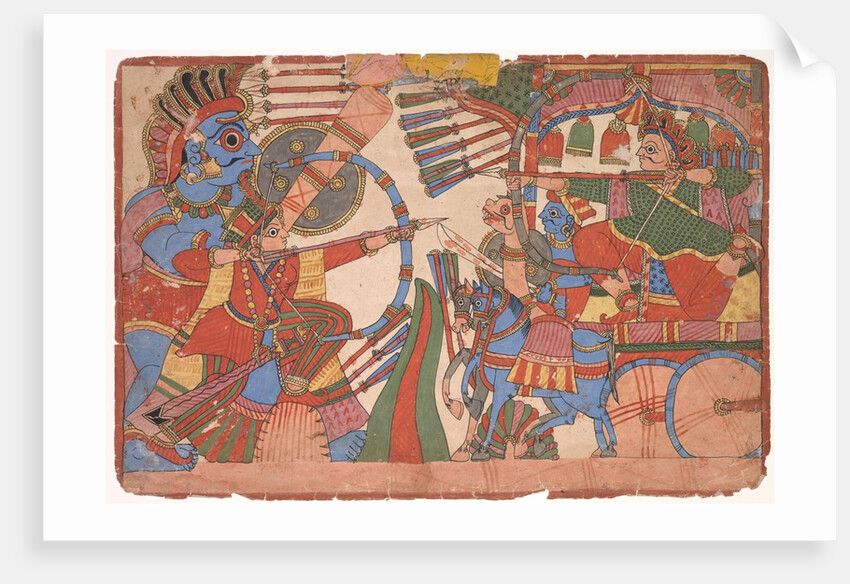 Illustration to the Mahabharata, c. 1800 by Unknown