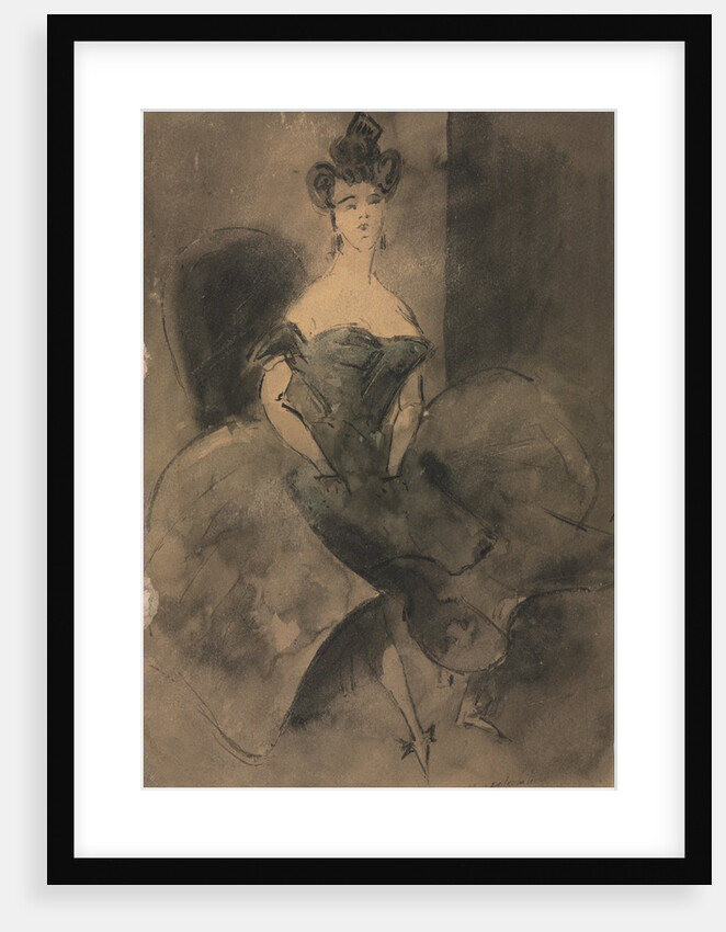 In Expectation, 1800s by Constantin Guys