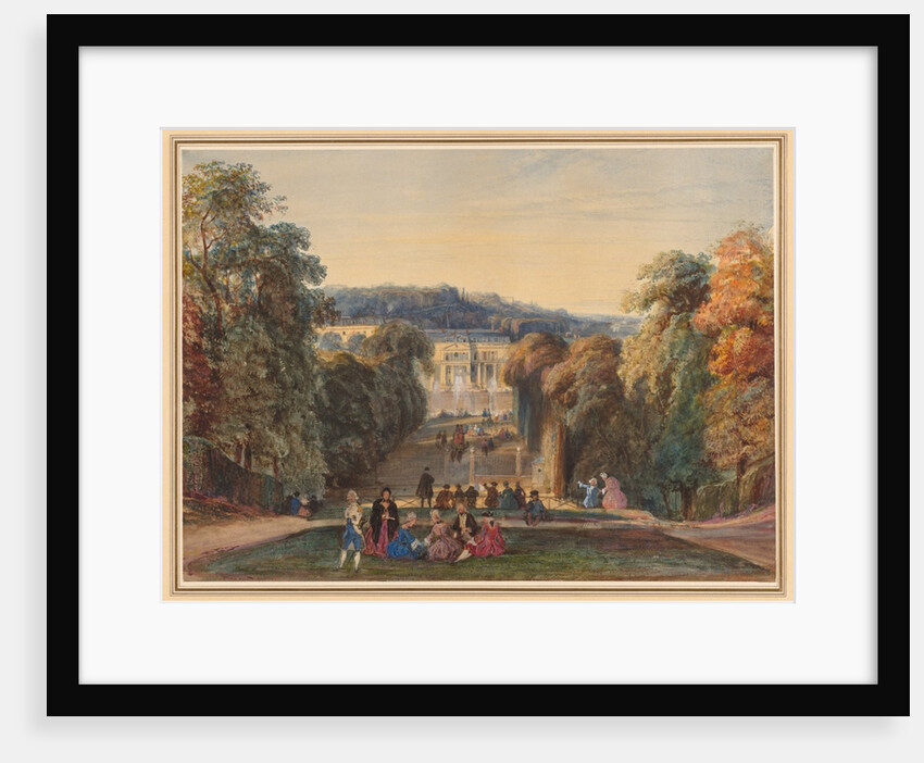 In the Park of Saint Cloud, 1800s by Constant Troyon