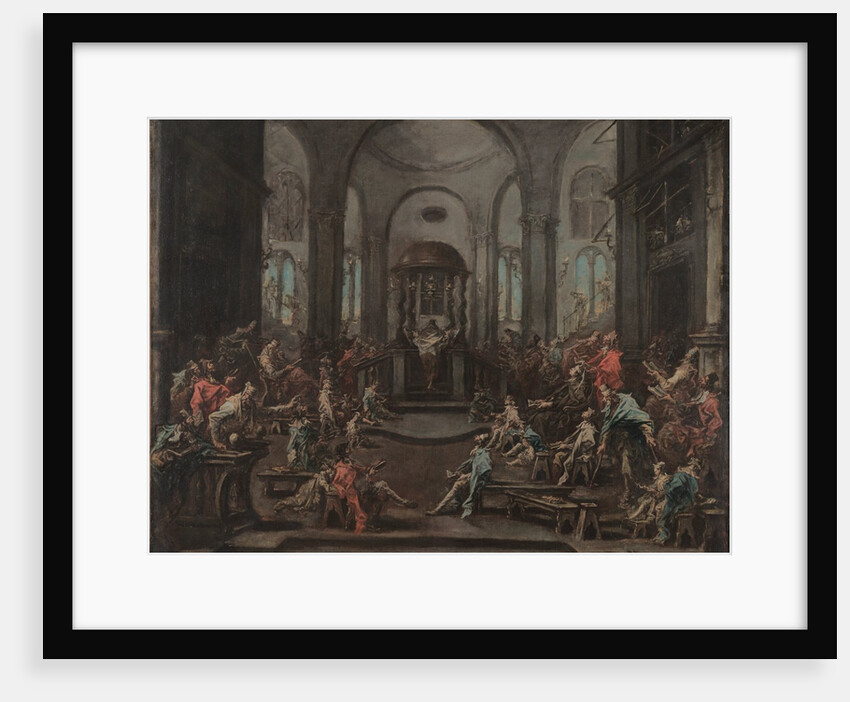 Interior of a Synagogue, c. 1725-1735 by Alessandro Magnasco