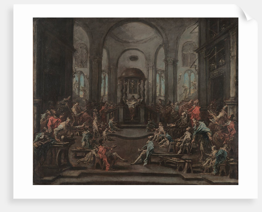 Interior of a Synagogue, c. 1725-1735 by Alessandro Magnasco