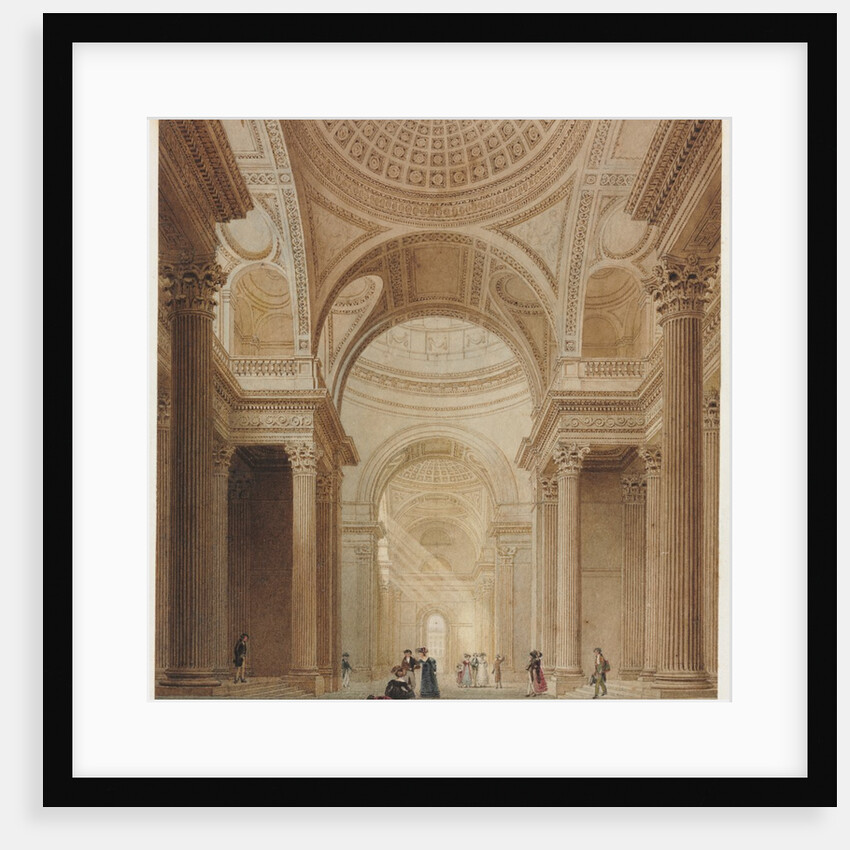 Interior of the Pantheon in Paris by Fredrick Nash