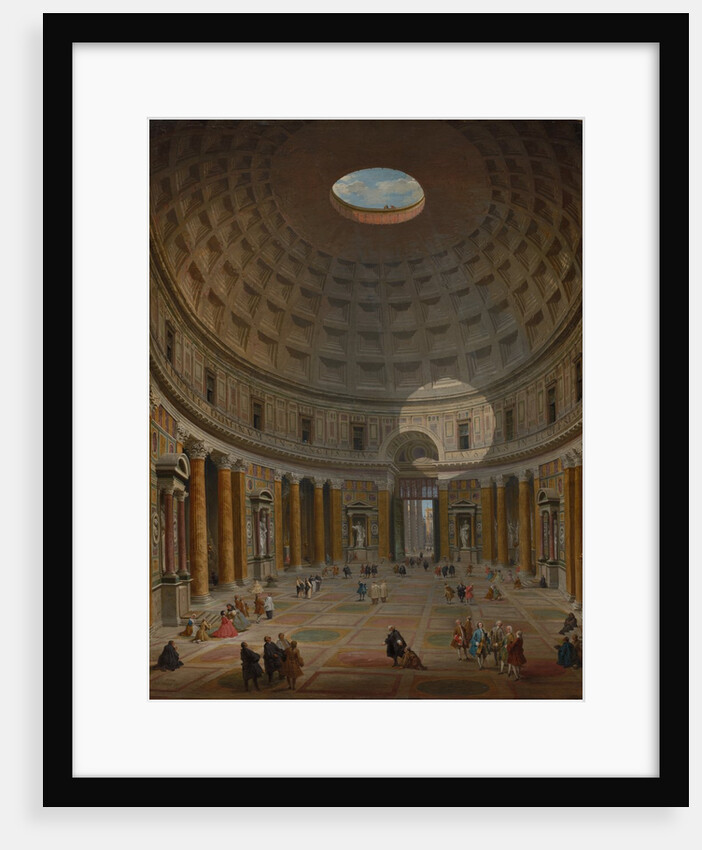 Interior of the Pantheon, Rome, 1747 by Giovanni Paolo Panini