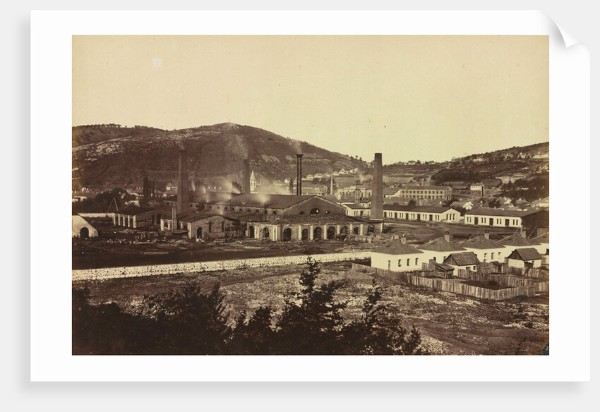Ironworks in Reschitza, c. 1860 by Andreas Groll