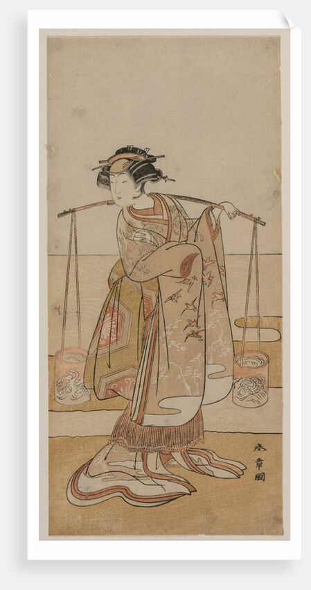 Iwai Hanshiro IV as Murasame or Matsukaze, mid 1770s by Katsukawa Shunsho