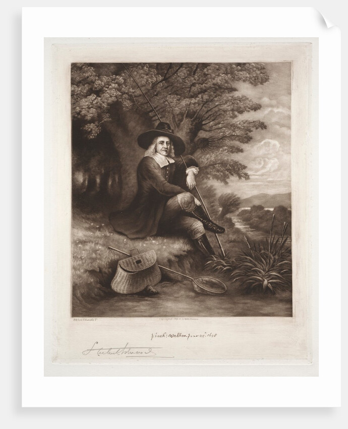 Izaak Walton, 1898 by Samuel Arlent-Edwards