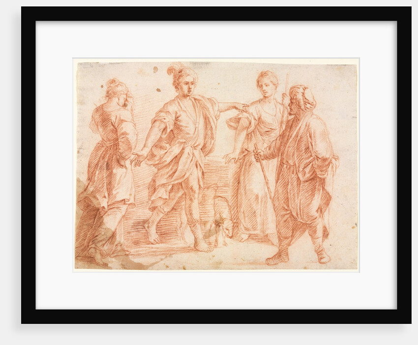 Jacob and Laban with Rachel and Leah, 1600s by Unknown