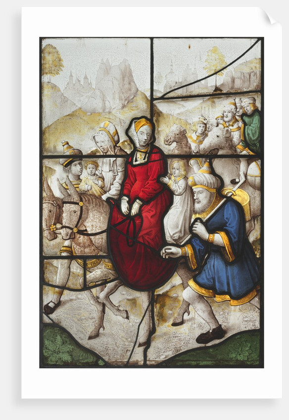 Jacob Returning to Canaan with Rachael and Leah Pursued by Laban, c. 1525 by Unknown