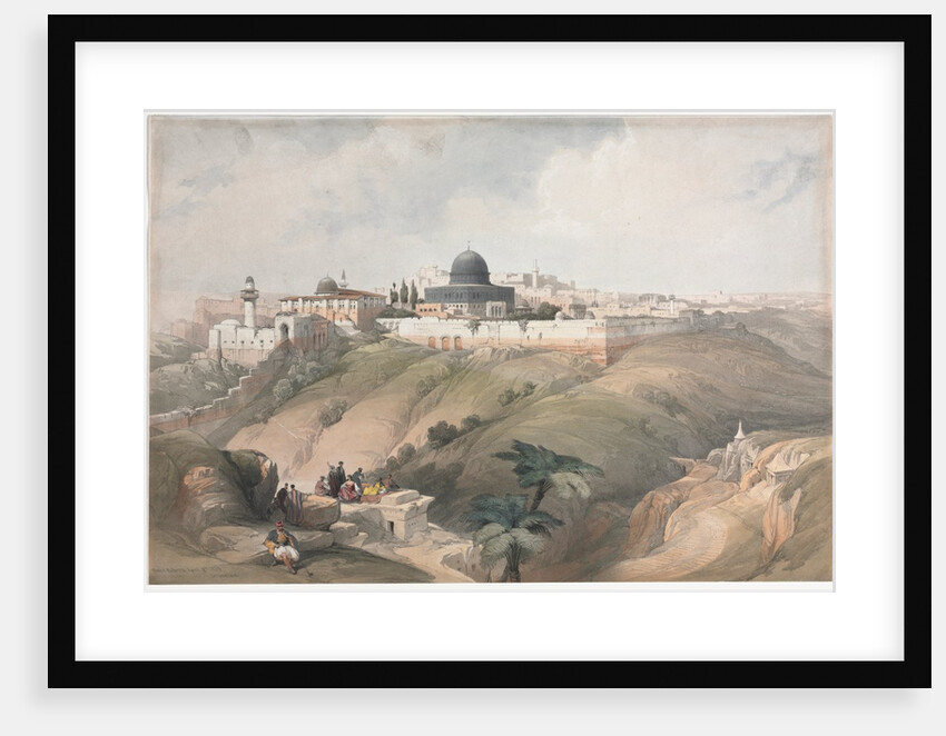 Jerusalem, 1839 by David Roberts