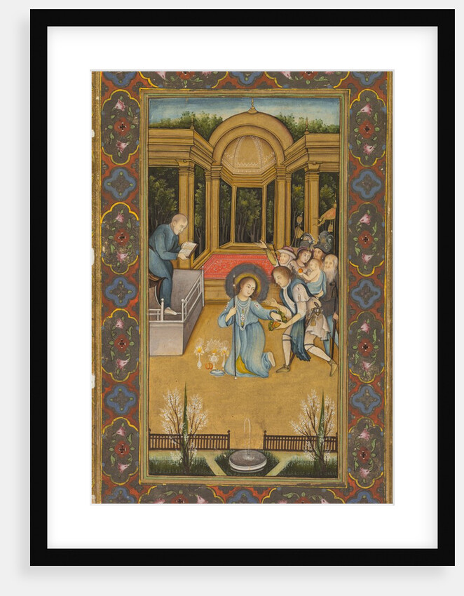 Jesus among the doctors in the Temple, c. 1760 by Mir Kalan Khan