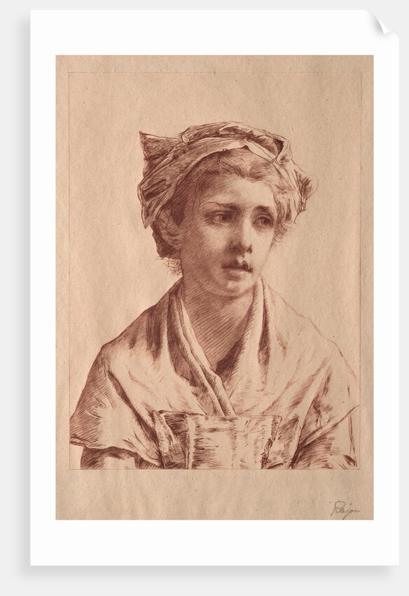 Jeune fille by Paul Rajon