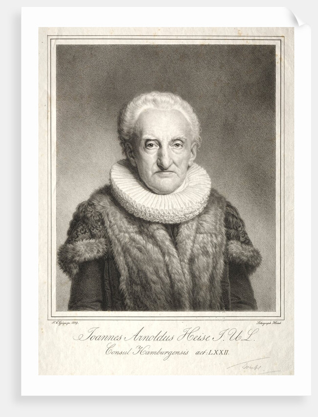 Johann Arnold Heise, 1819 by Friedrich Carl Gröger