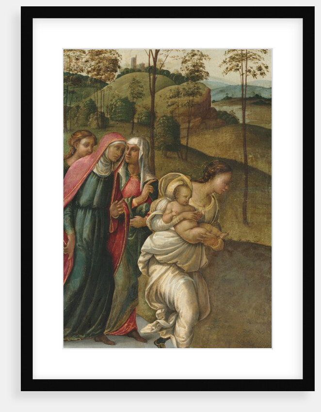 John the Baptist being carried to Zacharias, c. 1510 by Francesco Granacci (attributed to)