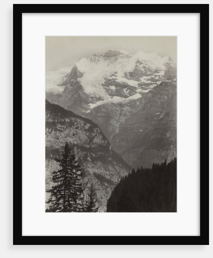 Jungfrau, View from Mürren, Switzerland, c. 1860s by Charles Soulier