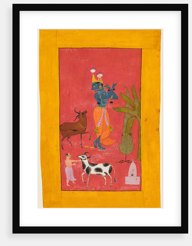 Krishna Fluting, c. 1675-1700 by Unknown