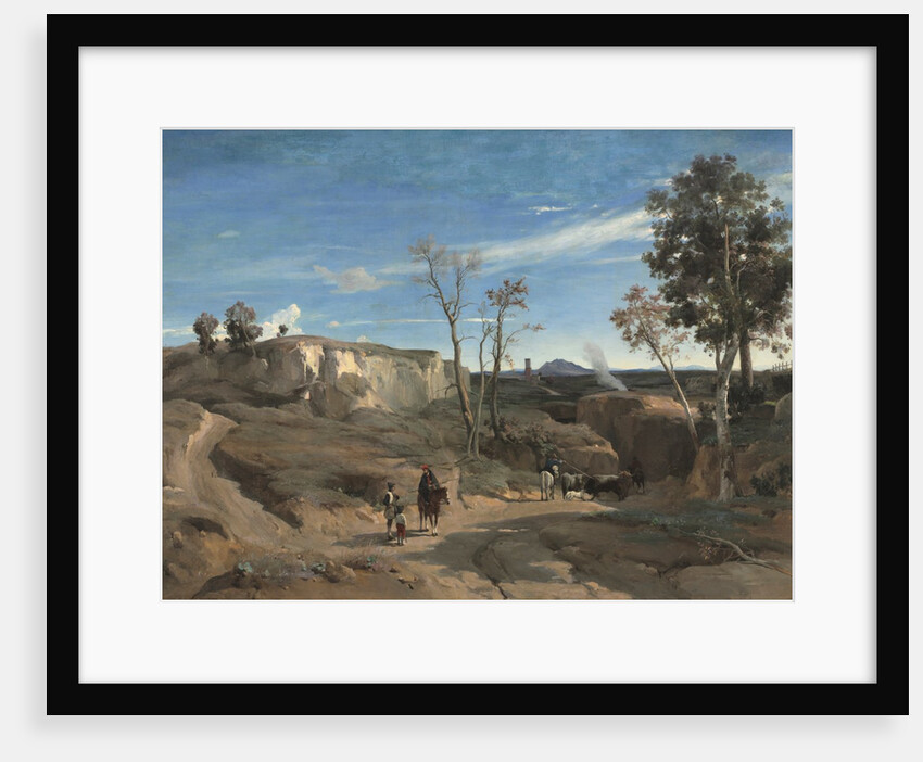 La Cervara, the Roman Campagna, c. 1830-31 by Jean Baptiste Camille Corot