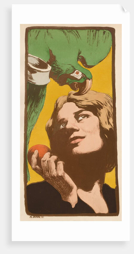 La Femme au Perroquet, 1898 by Angelo Jank