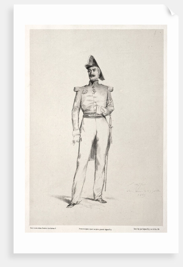La Maréchal Baraquey dHilliers, 1859 by Auguste Raffet