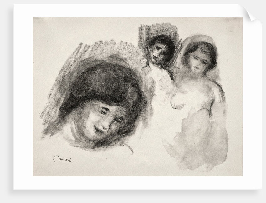 La Pierre au trois croquis by Pierre-Auguste Renoir