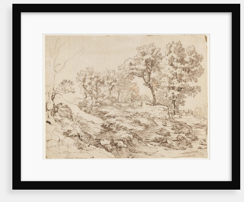La Serpentara near Olevano, 1829 by Friedrich Preller