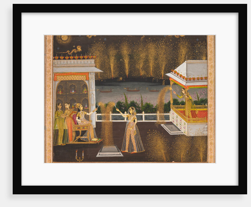 Ladies Celebrating Diwali, c. 1760 by Unknown