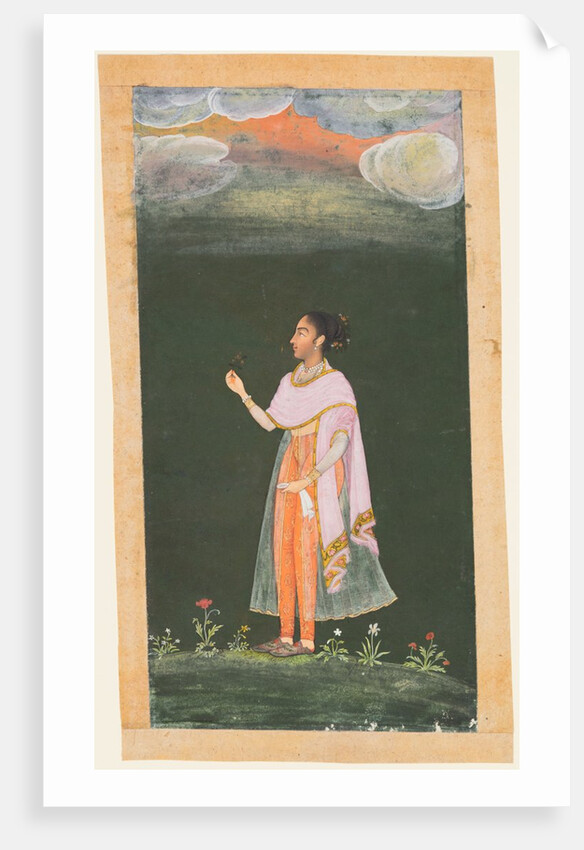 Lady Holding a Flower, c. 1670s-80s by Unknown