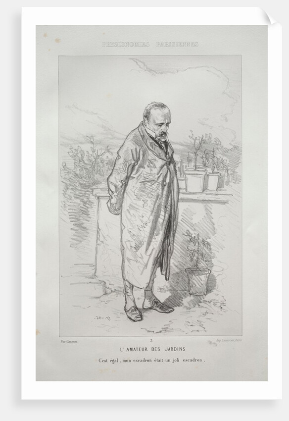 LAmateur des Jardins by Paul Gavarni