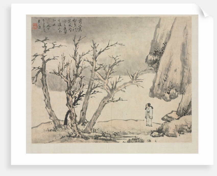 Landscape Album in Various Styles: Snowy Landscape, 1684 by Zha Shibiao