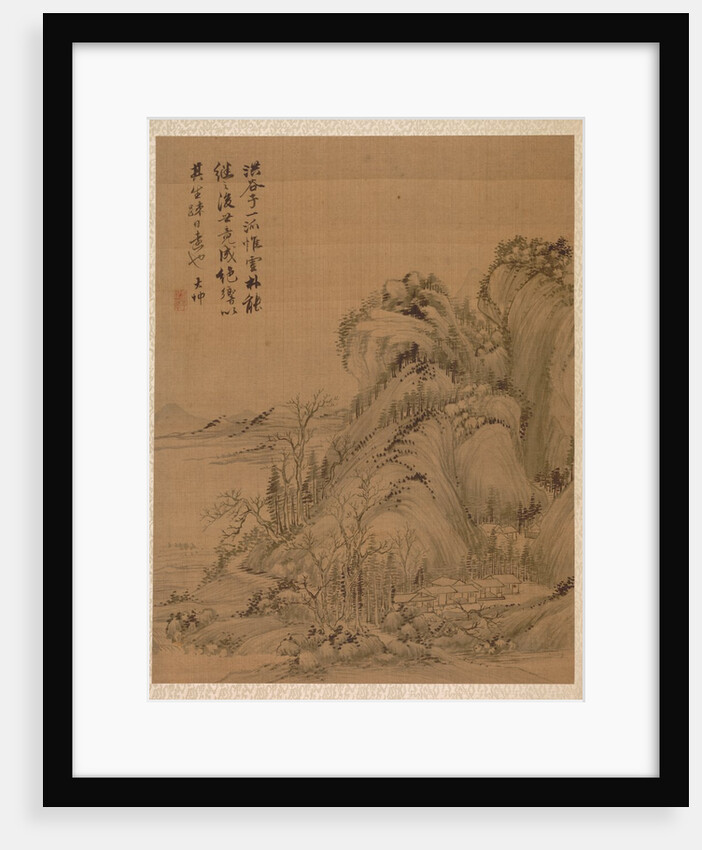 Landscape in the Style of Ching Hao, 1775 by Zhai Dakun