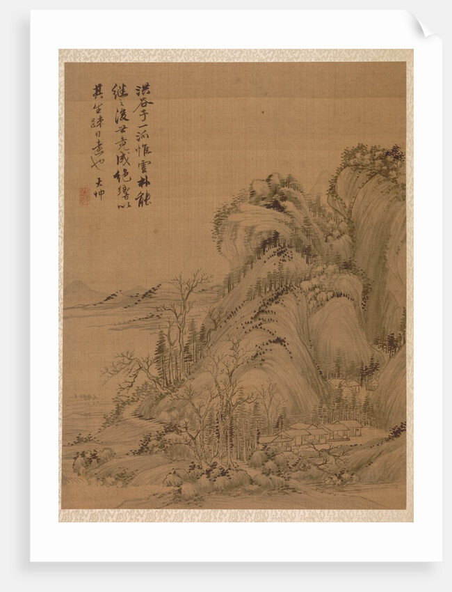 Landscape in the Style of Ching Hao, 1775 by Zhai Dakun