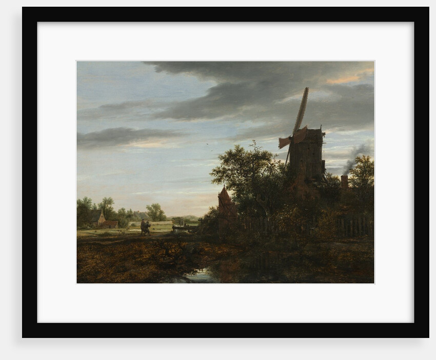 Landscape with a Windmill, 1646 by Jacob van Ruisdael