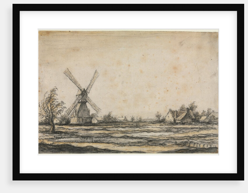 Landscape with a Windmill near a Farmstead, 1642-1644 by Aelbert Cuyp