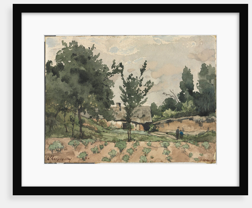 Landscape with Farmhouse, 1892 by Henri Joseph Harpignies