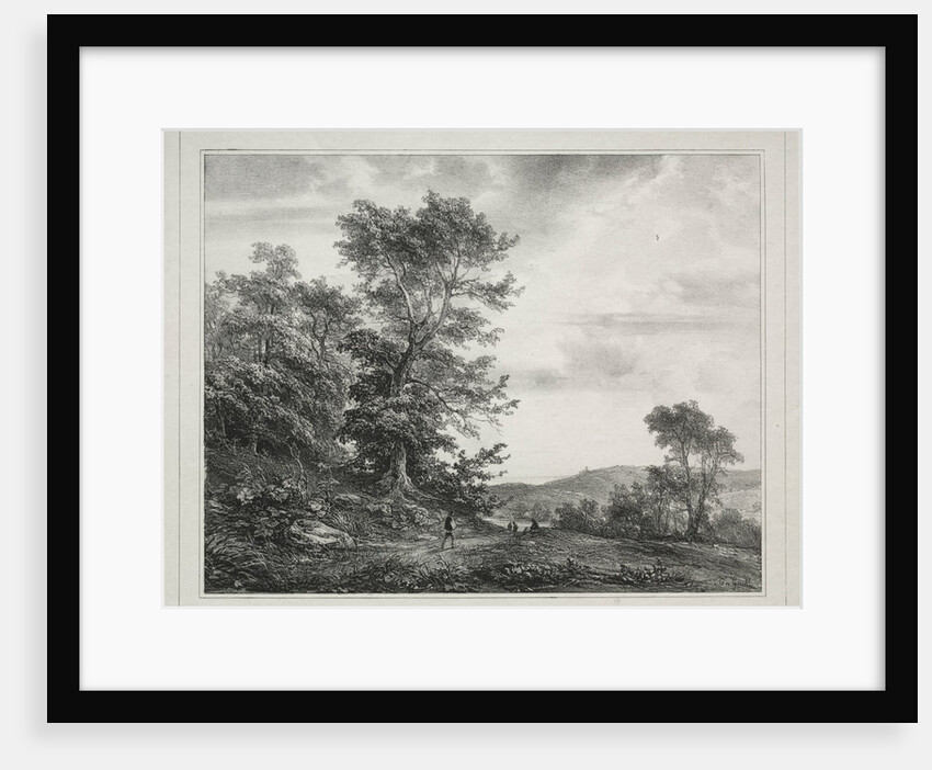 Landscape with Figures, 1817 by Théodore Gudin