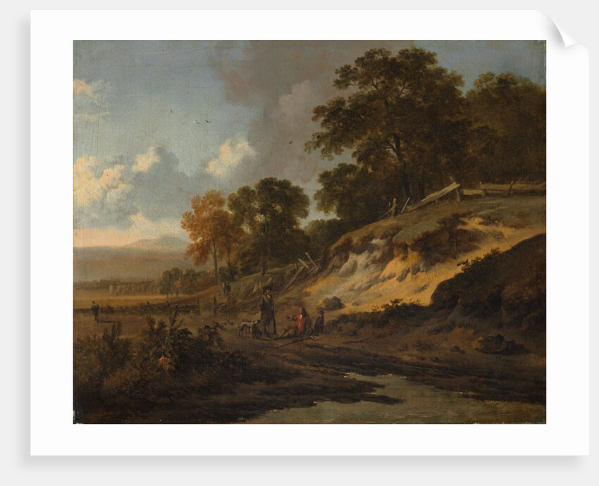 Landscape with Hunters, c. 1660-1680 by Jan Wijnants