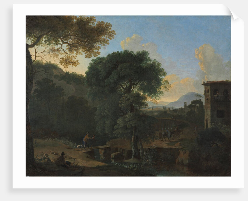 Landscape with Travelers, 1630s by Herman van Swanevelt