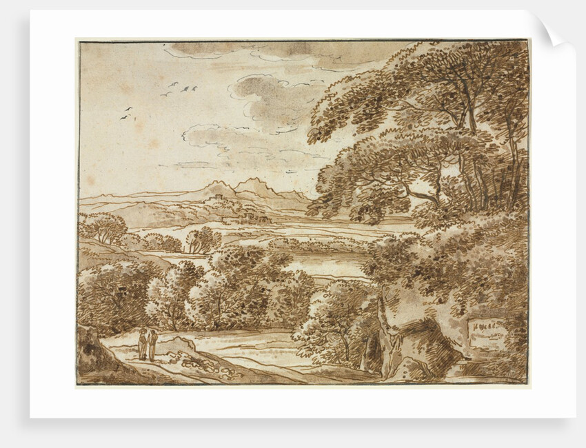 Landscape, c 1780 by Franz Kobell