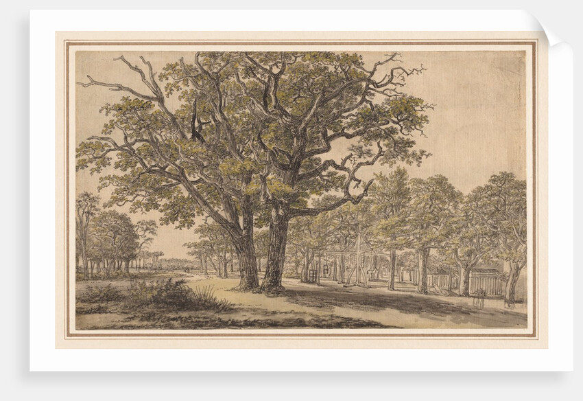 Landscape, first half 1800s by Georges Michel