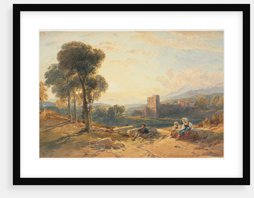 Landscape, Italy, 1872 by William Leighton Leitch