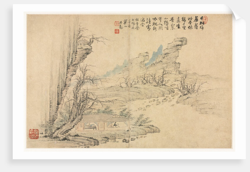 Landscapes in Various Styles after Old Masters, 1690 by Mei Qing