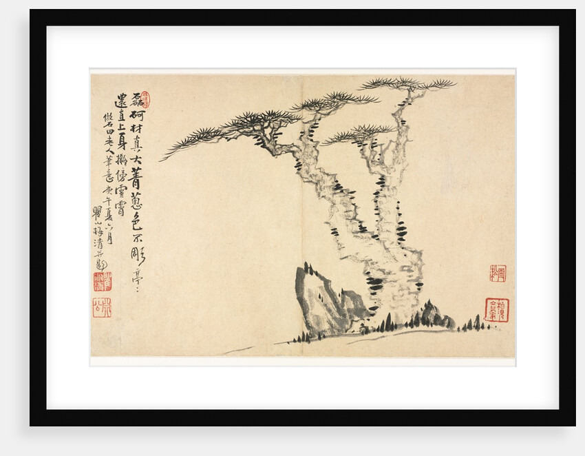 Landscapes in Various Styles after Old Masters, 1690 by Mei Qing