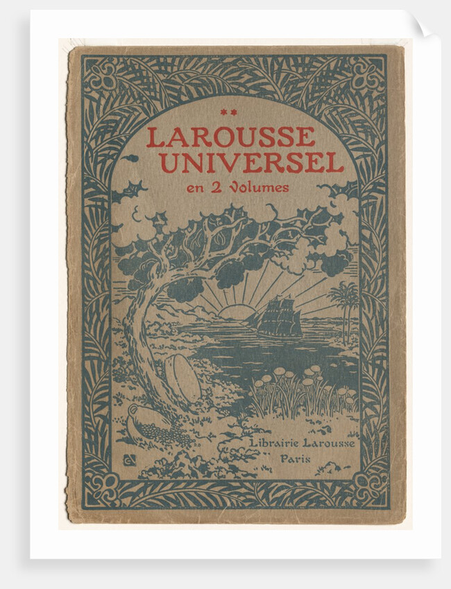 Larousse Universal: Cover by Georges Auriol; Librarie Larousse