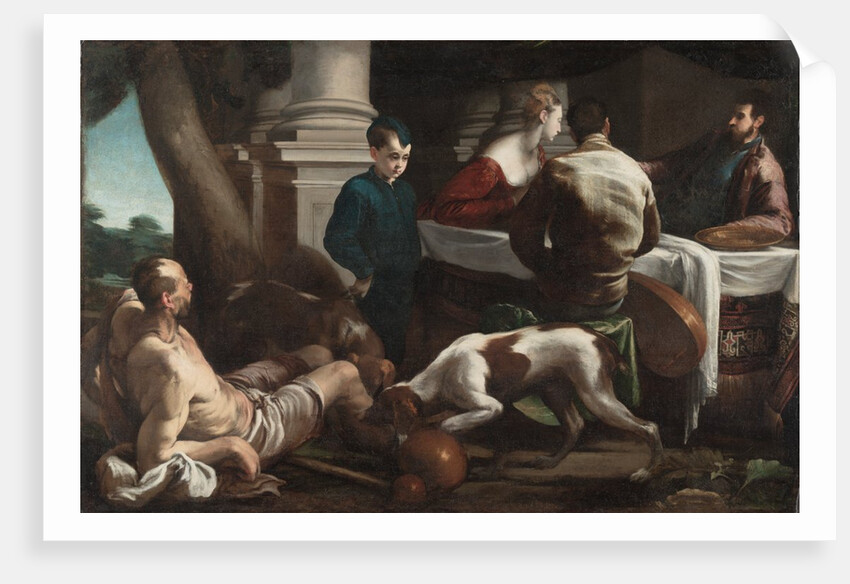 Lazarus and the Rich Man, c. 1550 by Jacopo Bassano