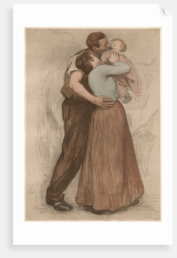 Le Baiser, 1898 by Victor Emile Prouvé