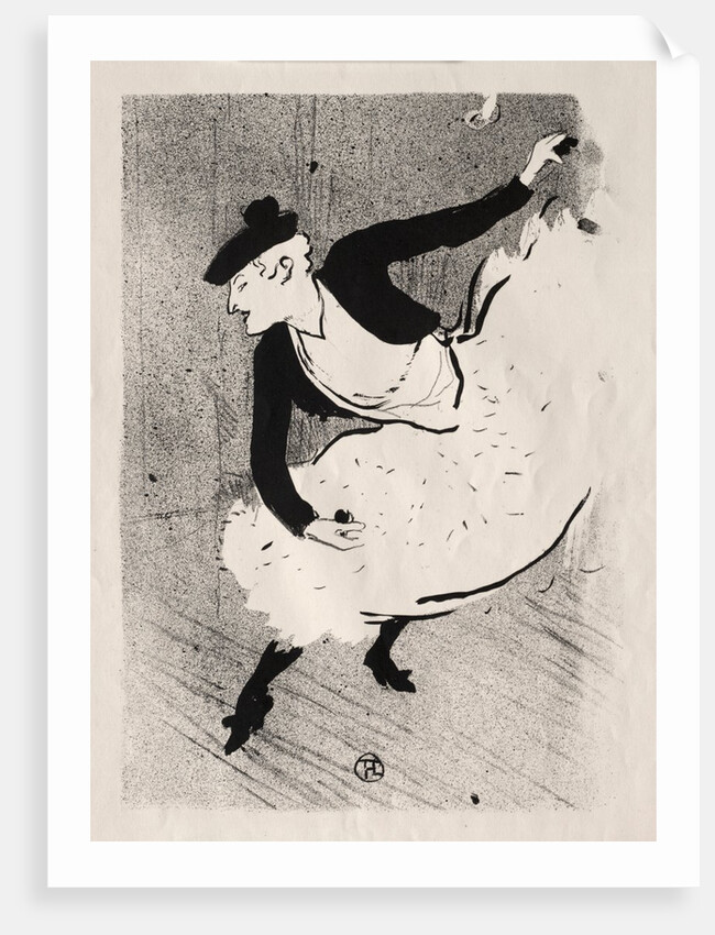 Le Café-concert: Edmée Lescot, 1893 by Henri de Toulouse-Lautrec